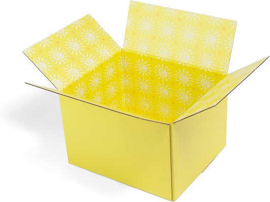 Great Papers! GiftIn Corrugated Shipping Box, Sunshine Design