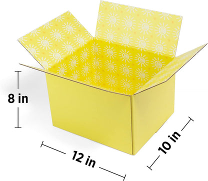 Great Papers! GiftIn Corrugated Shipping Box, Sunshine Design