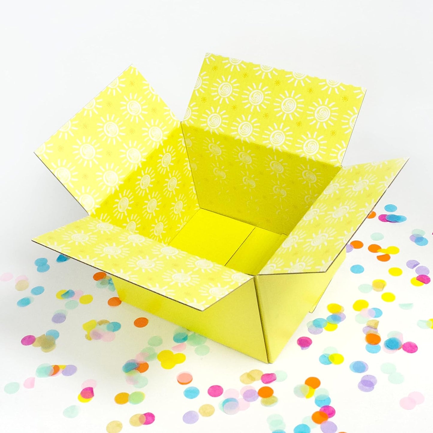 Great Papers! GiftIn Corrugated Shipping Box, Sunshine Design